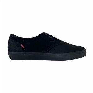Globe Winslow Mens Black Suede Sneakers Skate Shoes